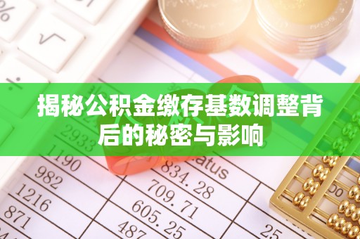 沧源揭秘公积金缴存基数调整背后的秘密与影响