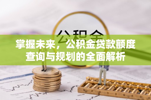 沧源掌握未来，公积金贷款额度查询与规划的全面解析